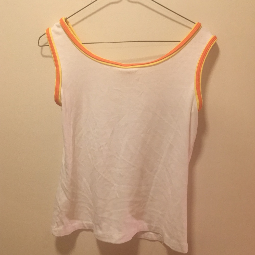70s vintage ringer tank top Unisex  true vintage